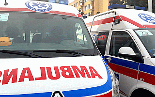 Wypadek w Leginach koło Bartoszyc. Jedna osoba została ranna